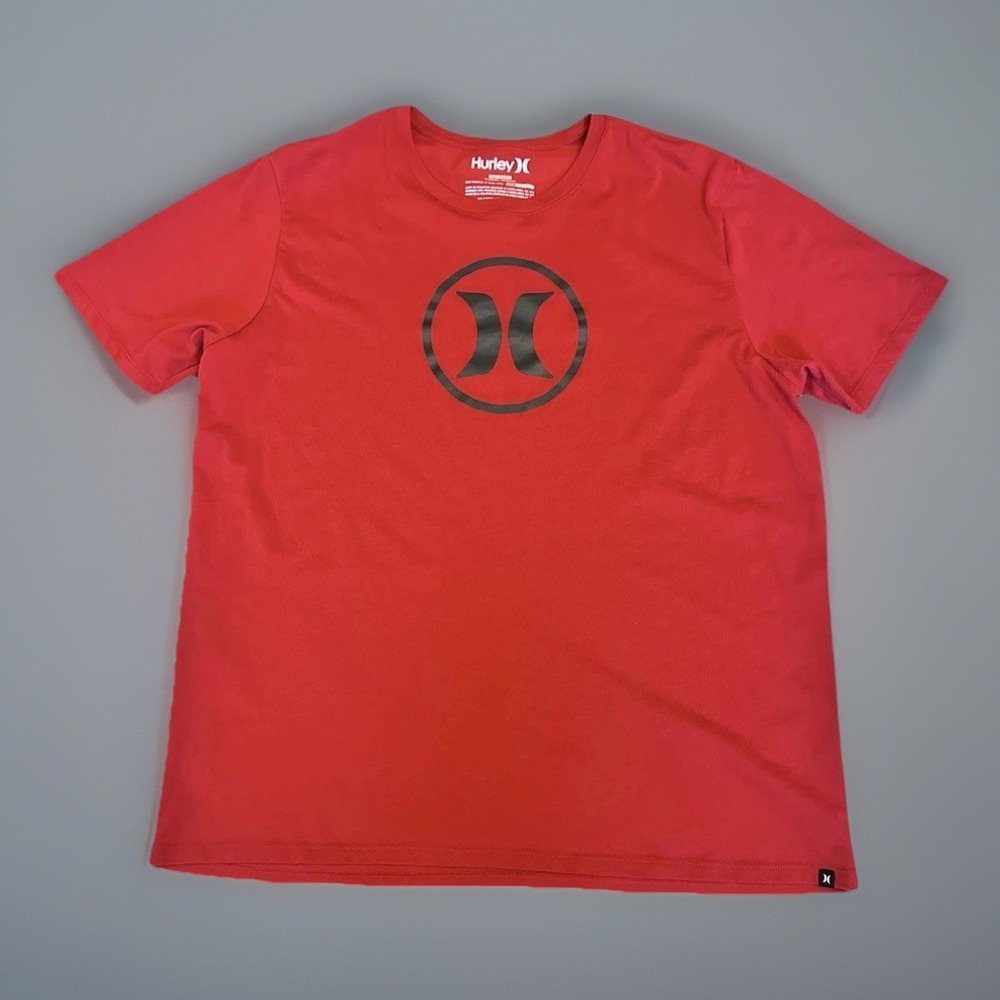 SALE - 3/$25 Men's Hurley Red T Shirt With Black Logo XXL. *147